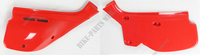 Side covers Flash Red pair Honda XR600 1988 and 1989